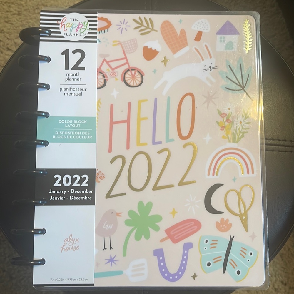 Used 2022 The Happy Planner 12 Month Planner